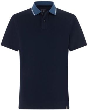 BOGGI Polo En Piqué - Bleu