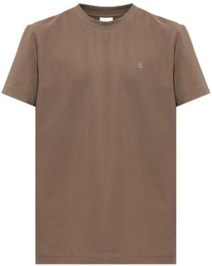 Bogner Ryan Logo-Plaque T-Shirt - Brown