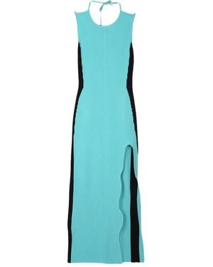 Ph5 Basil Side-Slit Sleeveless Dress - Blue