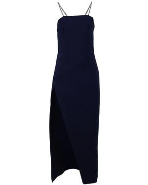 The Attico Chain-Strap Midi Dress - Blue