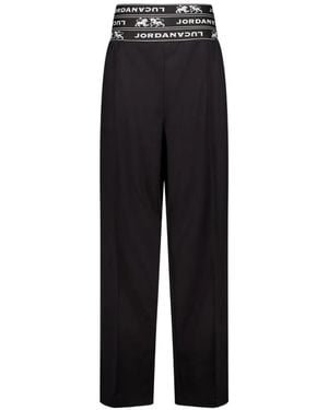 JORDANLUCA Triple-Waist Trousers - Black