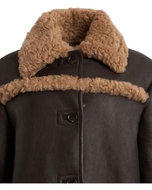 Bally Pocket Leather Jacket - Brown