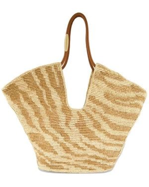 Zimmermann Large Goldentime Tote Bag - Metallic