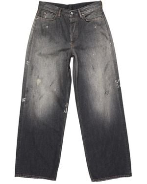 Acne Studios Paint-splatter Jeans - Grey