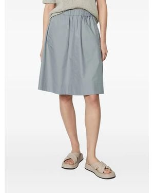 Marc O' Polo Elasticated-Waistband Mini Skirt - Blue