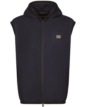 Dolce & Gabbana Sleeveless Jacket - Blue