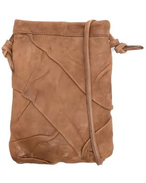 SOMMET Paloma Plump Leather Shoulder Bag - Brown