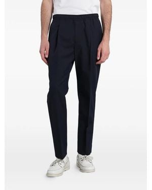 Grayed Pantalon Ali À Taille Élastiquée - Blue