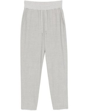 Panicale Straight-Leg-Hose Mit Kordelzug - Weiß