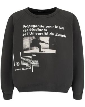 Enfants Riches Deprimes Graphic-Print Raglan-Sleeve Sweatshirt - Black