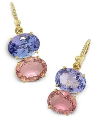 Irene Neuwirth Gemmy Gem Ohrringe Mit Tansanit Und Turmalin - Blau
