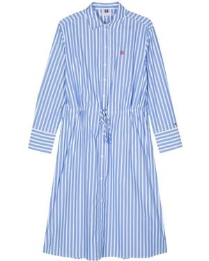 Tommy Hilfiger ストライプ シャツドレス - ブルー