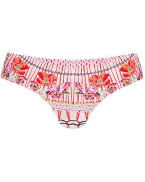 Temperley London Pomegranate Floral-Print Bikini Set - Pink