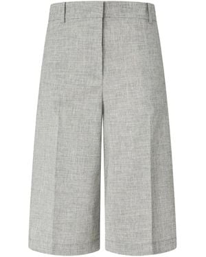 Pinko Wide-Leg Shorts - Grey