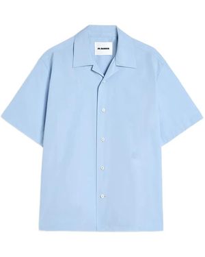 Jil Sander ショートスリーブ シャツ - ブルー