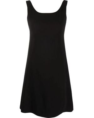Moschino Scoop-Neck Sleeveless Dress - Black