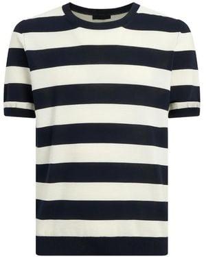 Dondup Striped T-Shirt - Blue