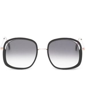 Andy Wolf Square-Frame Sunglasses - Metallic