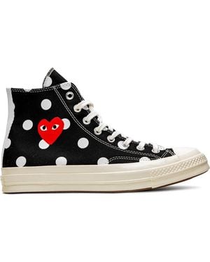 COMME DES GARÇONS PLAY Chuck 70 Hi Trainers - Black