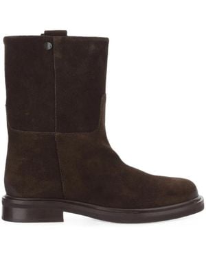Poeve Botines De Ante - Marrón