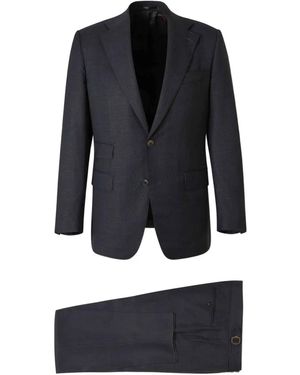Atelier Munro Double-Breasted Evening Suit - Blue