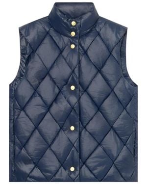 Brooks Brothers Wattierte 3D Weste - Blau