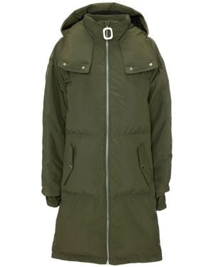 JW Anderson Padded Hooded Coat - Green