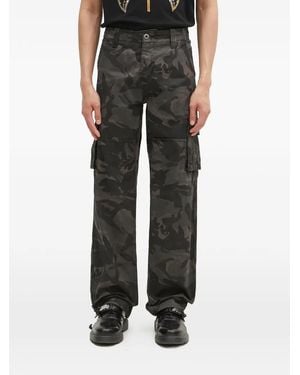 Alpha Industries Jat Camouflage Cargo Pants - Black