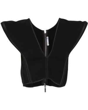 Maticevski Bonded Combat Top - Black