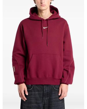 Nike X Nocta Logo Fleece Hoodie - Red