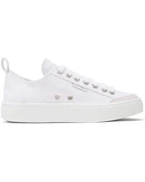 Courreges Canvas 01 Lace-Up Trainers - White
