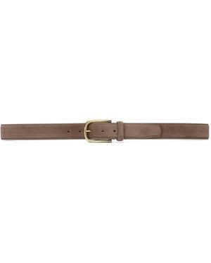 Officine Creative Leather Buckle Belt - White
