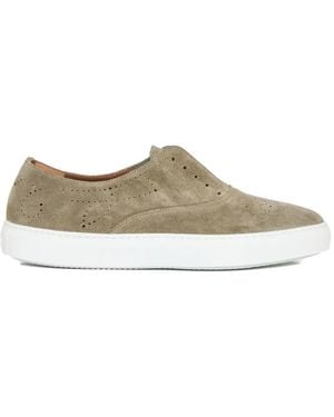 Fratelli Rossetti Perforated Trainers - Brown