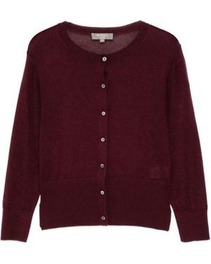 N.Peal Cashmere Darcie Cardigan - Lila