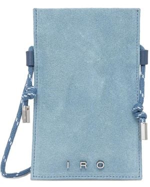 IRO Drawstring Phone Bag - Blue