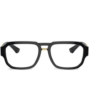 Dolce & Gabbana Dg3389 パイロット眼鏡フレーム - ブラック
