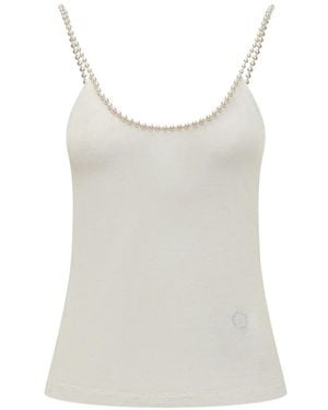 Stella McCartney Elegant Mini Top With Detailed Design - White