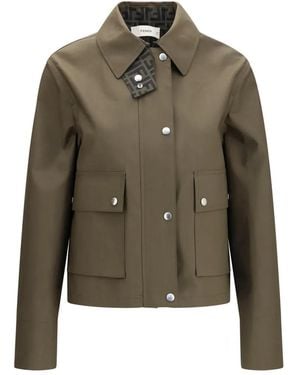 Fendi Jacket Fabric Blouson - Green