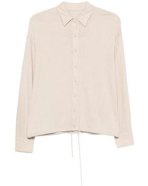 Majestic Filatures Drawstring-Hem Shirt - Natural