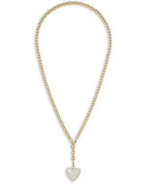 Roxanne Assoulin The Mini Puffy Heart Necklace - Natural