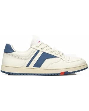 Pro Keds Paneled Lace-Up Sneakers - White