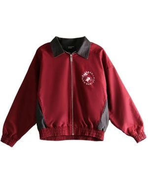 Enfants Riches Deprimes Tabac Rat Bomber Jacket - Red