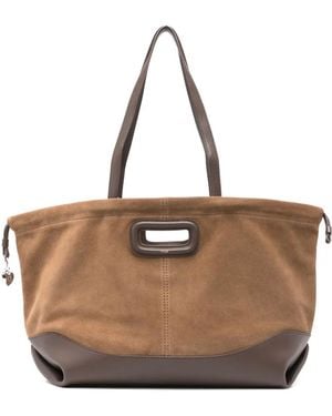 Maje Sac Porté Épaule À Breloque Cœur - Natural