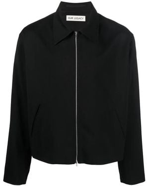 Our Legacy Mini Virgin Wool Blouson Jacket - Black