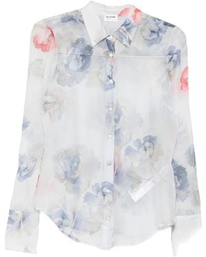 Blugirl Blumarine Floral-Print Shirt - White