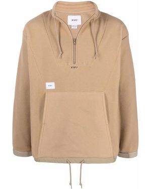 WTAPS Logo-Patch Sweatshirt - Brown