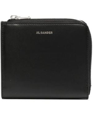 Jil Sander Portemonnaie Mit Logo-Print - Schwarz
