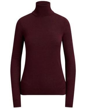 Ralph Lauren Rollkragenoberteil Mit Logo-Schild - Lila