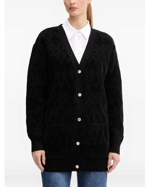 Marciano Cardigan mit Monogrammmuster - Schwarz