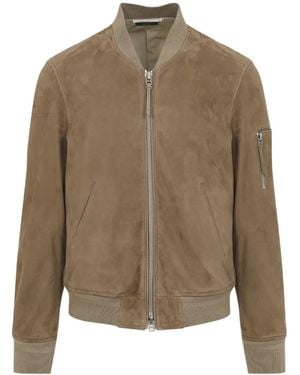 Tom Ford Chaqueta Con Cremallera - Marrón